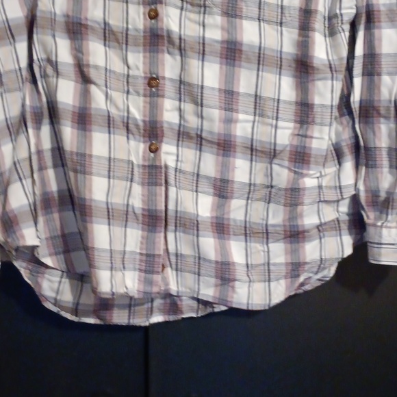 Plaid Button-Up Shirt - Picture 4 of 10